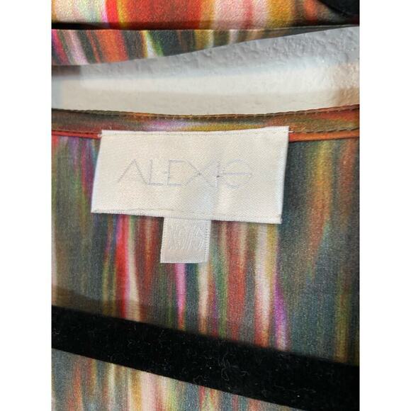 Alexis Silk Smudged rainbow tunic size XS/S - Picture 2 of 5
